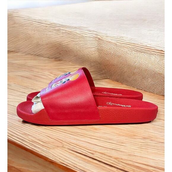 New With Tags Coach C8740 Disney X Mickey Minnie Sport Slide Shoes Size 8B - Picture 2 of 7